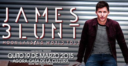Concierto James Blunt Ecuador 2015