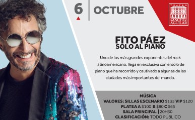 Concierto Fito Páez Guayaquil Octubre 2015
