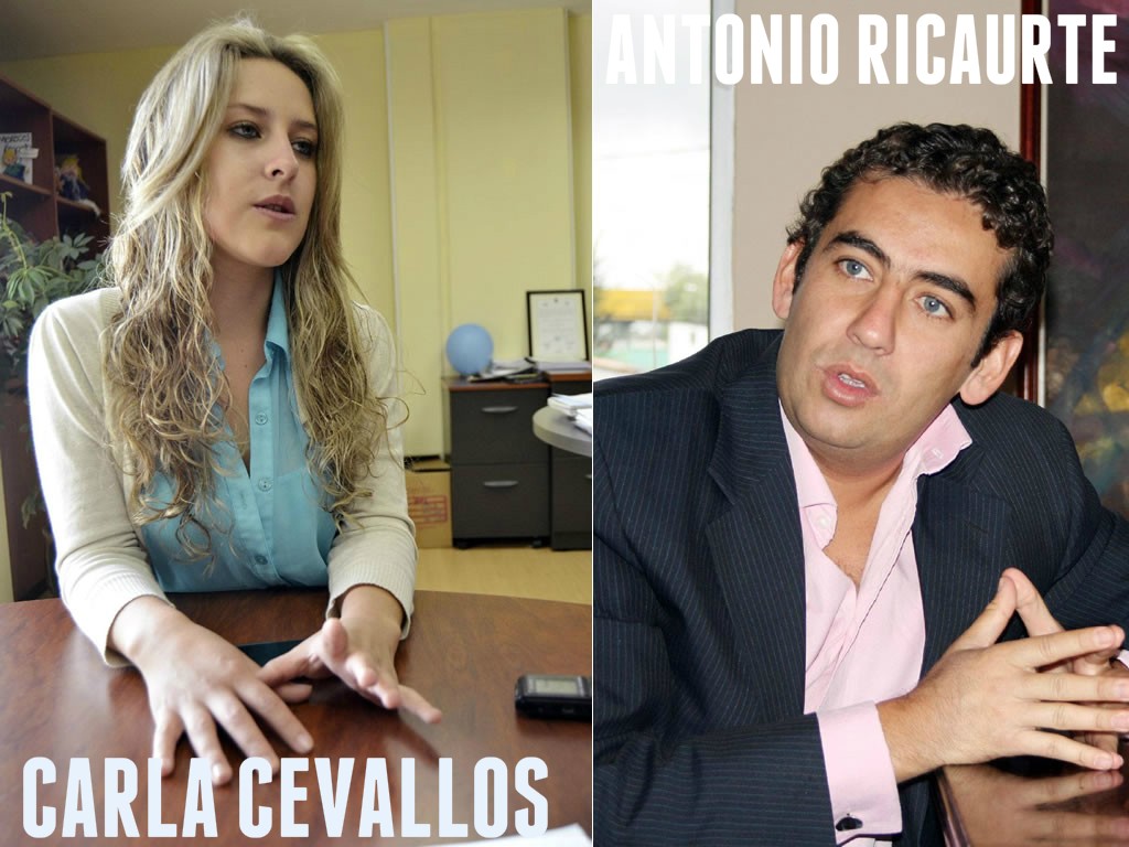 Carla Cevallos y Antonio Ricaurte