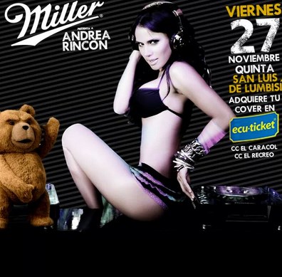 Presentación DJ Andrea Rincón Quito Noviembre 2015