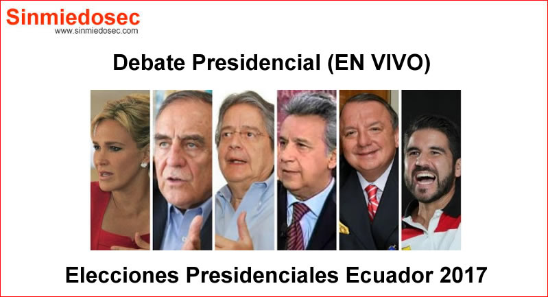 Debate Presidencial Elecciones Ecuador 2017