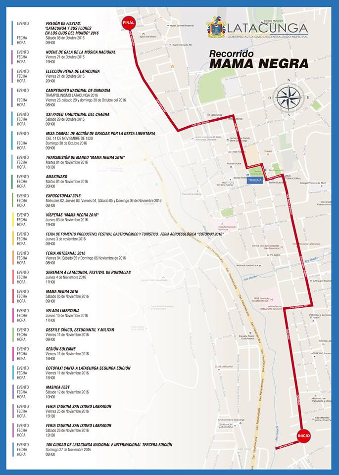 RECORRIDO DE LA MAMA NEGRA 2016