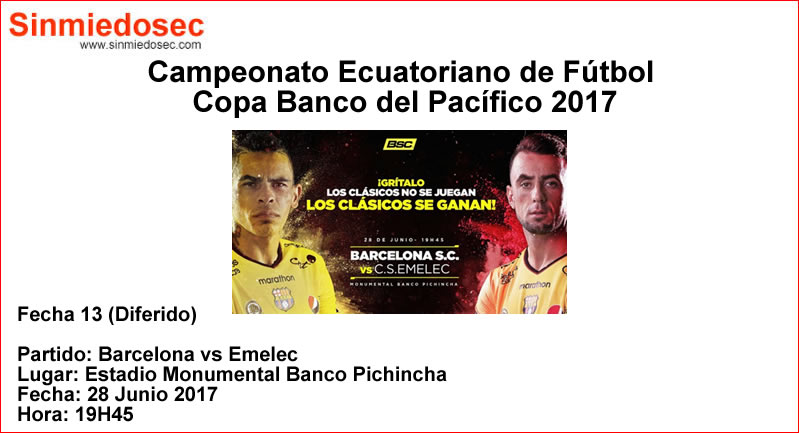 BARCELONA VS EMELEC (28-06-2017)