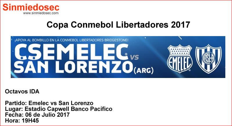 EMELEC VS SAN LORENZO (06-07-2017)