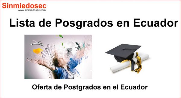Oferta de Posgrados en Ecuador