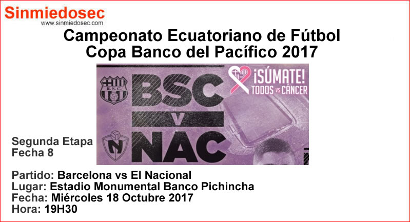 BARCELONA VS EL NACIONAL (18-10-2017)